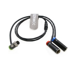 SZRMCC Lectrosonics SRc5P/ SRb5P DCHR Receiver to Canon EOS C70/C400 Camera Low-Profile Audio Y Cable TA5F Mini XLR 5 Pin Female to Dual TA3M Mini XLR 3 Pin Male