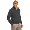 Port Authority 1/2-Zip Sweater L Charcoal Heather