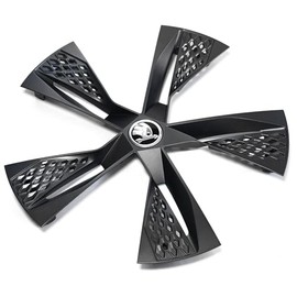 Skoda 57A601169ZG6 Hub Cap (1 Piece) Black *** Only for Original Alloy Wheel 18 Inch Procyon ***
