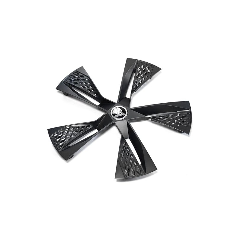 Skoda 57A601169ZG6 Hub Cap (1 Piece) Black *** Only for
