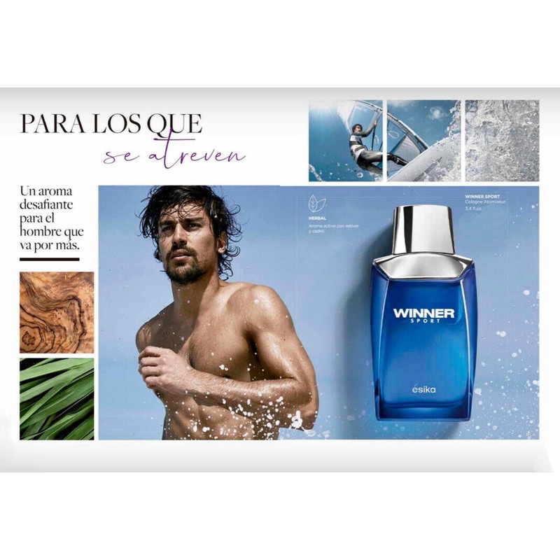 Esika WINNER SPORT Cologne For Men, 100 ML