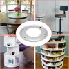 MUKLEI 4 Pack 12 Inches Lazy Susan Hardware, 5/16 Thick