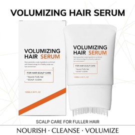 Suero Para El Crecimiento Del Cabello Con Un Cepillo De Silicona, Suero Para Engrosar El Cabello, Cepillo Incorporado De Aceite Revitalizante Del Cuero Cabelludo, Aceite Nutritivo Del Cuero (3P)