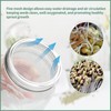 4 Pack Sprouting Lids for Mason Jars, 304 Stainless Steel
