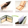 Avies Genuine Leather Bi-fold Wallet, Made in Japan, Prismatic (Embossed