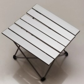 Grope New Grope Portable Camping Table with Aluminum Table Top, Folding Beach Table