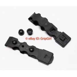 Black V2 Malice Clips & Mounting Hardware Kydex Holster Battle Belt Loops OWB