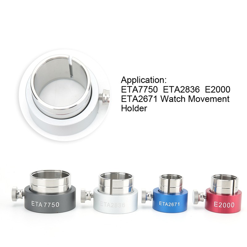 4pcs/set Metal Watch Movement Holder for ETA7750 ETA2836 E2000 ETA2671