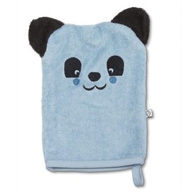 Pippi 100% Organic Cotton Wash Cloth, celestial blue