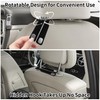 Upgrade 2 Pack Car Hooks for Headrest,Car Seat Back Storage