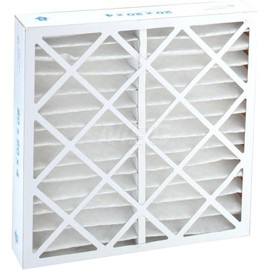 Pro - Source 20x20x4 Pleated Air Filter Wire-Backed Pleated MERV 8 Synthetic Paperboard Frame 500 FPM 1400 CFM Use with Any Unit