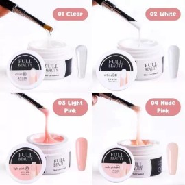 Veraly Gel De Construcción Profesional Para Uñas Esculturales 2pz F Color 04 - Nude Pink