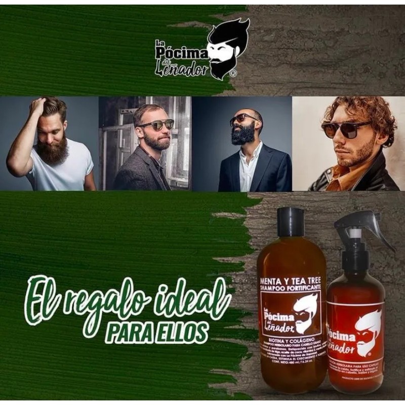 Kit Shampoo Pócima Leñador