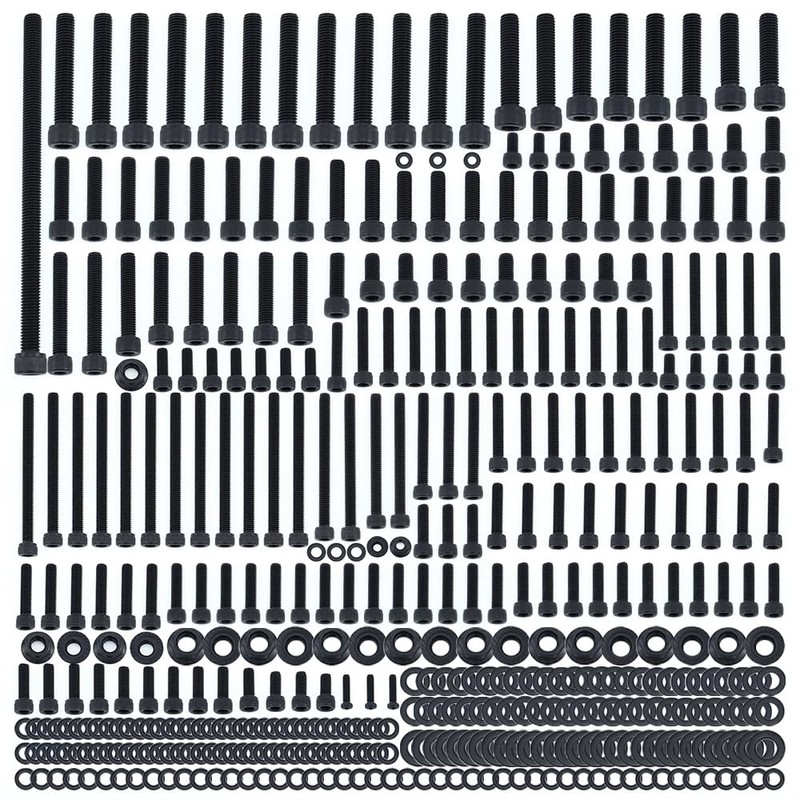 REARACE 426PCS ATV Bolt Screw Kit Fit for TRX450R 2004-2005
