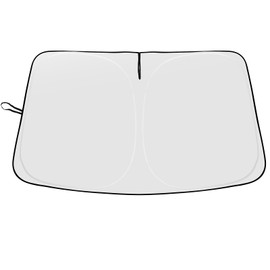 NexGenius Windshield Sunshade for 2021-2025 Ford F150 Lariat, King Ranch, Platinum, XL XLT Limited Raptor, Foldable Front Window Sunshade with Storage Bag, Accessories Windshied Sun Shade Protector