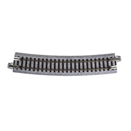 Kato USA Model Train Products Unitrack, 481mm (19") Radius 15-Degree Curve Track (4-Piece)