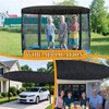 18ft Round Leaf Net Pool Cover for Above Ground Pools,Mesh