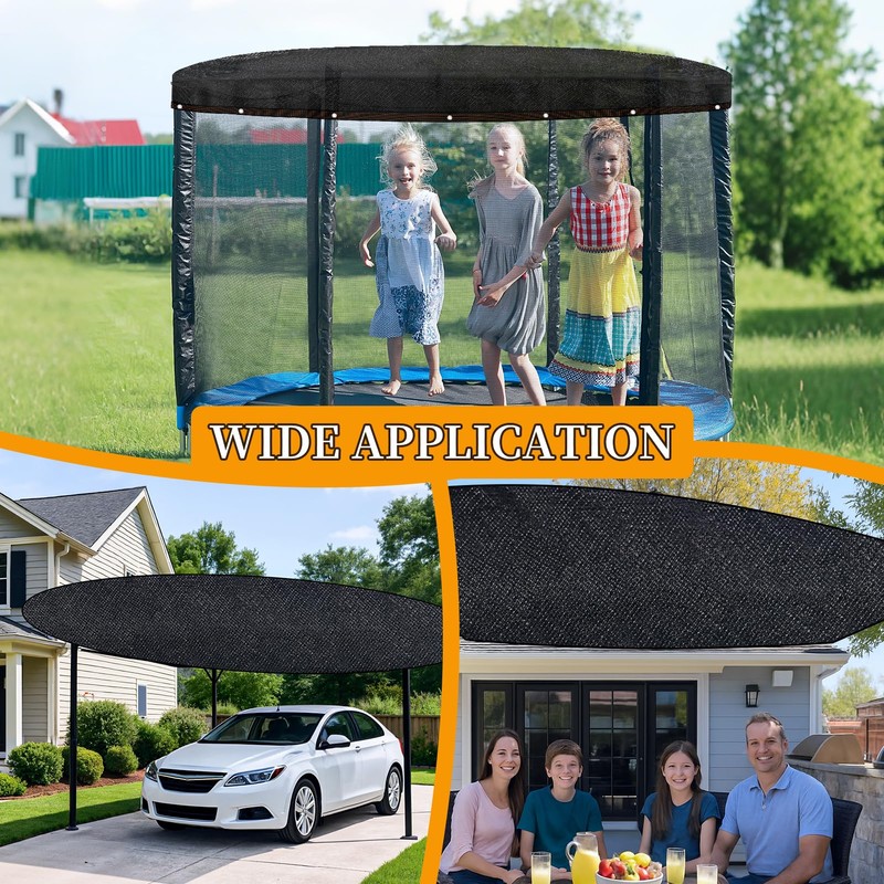 18ft Round Leaf Net Pool Cover for Above Ground Pools,Mesh