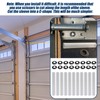 22Pcs Garage Door Hinge Quiet Roller Sleeves with Roller Shaft