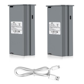 REYTRIC Upgraded 2-Pack Hunting Camera Rechargeable Batteries Compatible with Reveal Hunting Camera X, X Gen 2.0, X Pro, XB, SK Cellular Trail Cameras TA-CT-XG2 TA-CT-SK TA-TC-BOV1 TA-CT-XP2