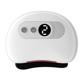 Electric Gua Sha Massager Scraping Sculpt 9 Gears Temperature Heating Adjustable Portable Electronic Gua Sha Massager Board White
