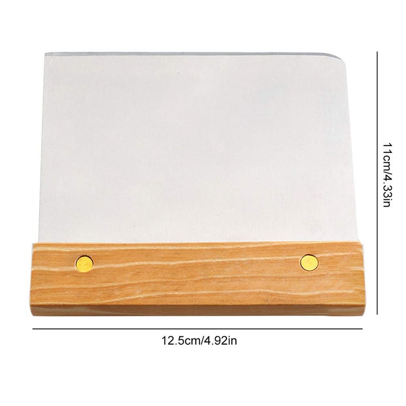 Pastry Cutter Scraper Dough Scraper Stainless Steel Bench Scraper Bread