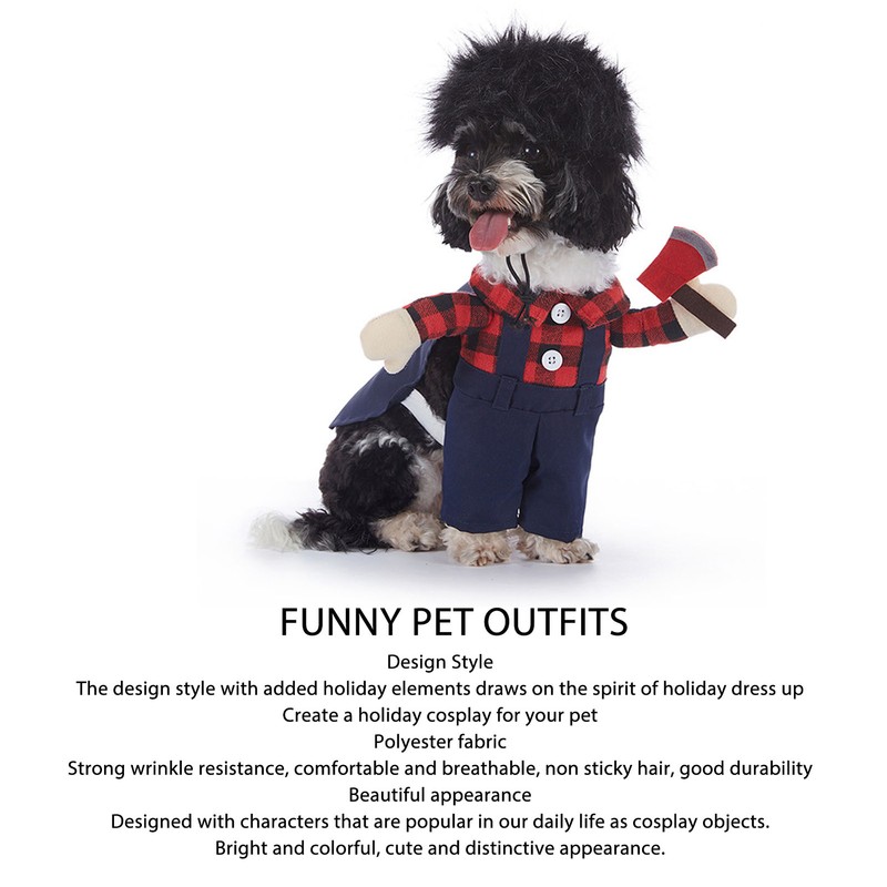 Funny Pet Costume Comfortable Breathable Exquisite Unique Cosplay Dog Outfits
