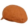 Lipodo Millefleurs Cap Wendemütze Newsboy Reversible Floral Solid 100% Linen