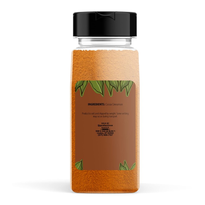 Unpretentious Cassia Cinnamon, 7.2 oz, Pure Traditional Spice, Baking &