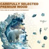 Jigfoxy Wooden Puzzle for Adults, Polar Bear Jigsaw Puzzles for