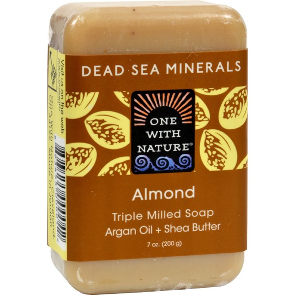 One With Nature Dead Sea Mineral Soap Almond - 7 oz