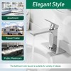 VOTON Chrome Bathroom Faucet One Hole Single Handle Bathroom Sink