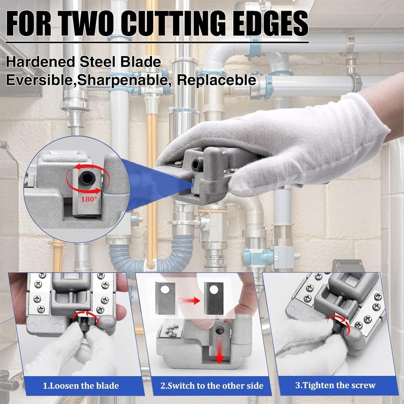 Deburring Tool for PVC Pipe: Suitable for Six Pipes Size