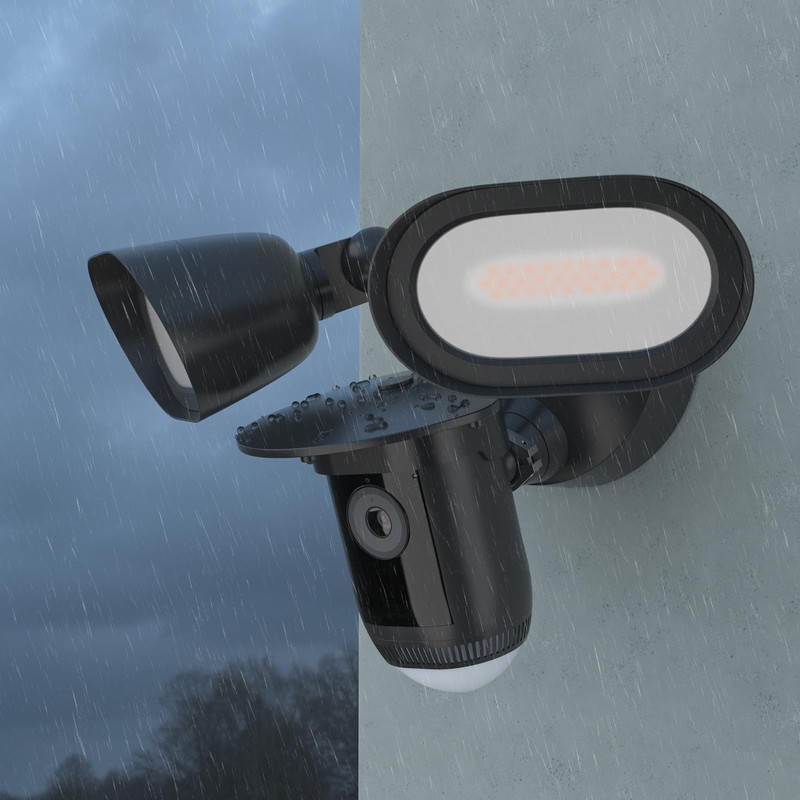 OkeMeeo Rain Cover Sun Shade for R-ing Floodlight Cam Wired