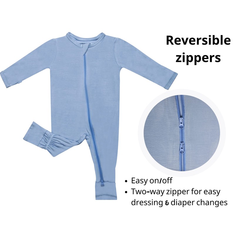 GUISBY - Mameluco de bambú para bebé, pijama sin pies