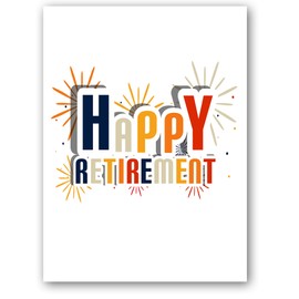 Small World Greetings Large Happy Retirement Card - Blank Inside With Envelope - 11.75" x 9" - Giant Retirement Card for Coworkers, Employees, Friends or Family