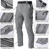 WENRONSTA Men's Hiking Work Cargo Pants Quick-Dry Lightweight Waterproof 6