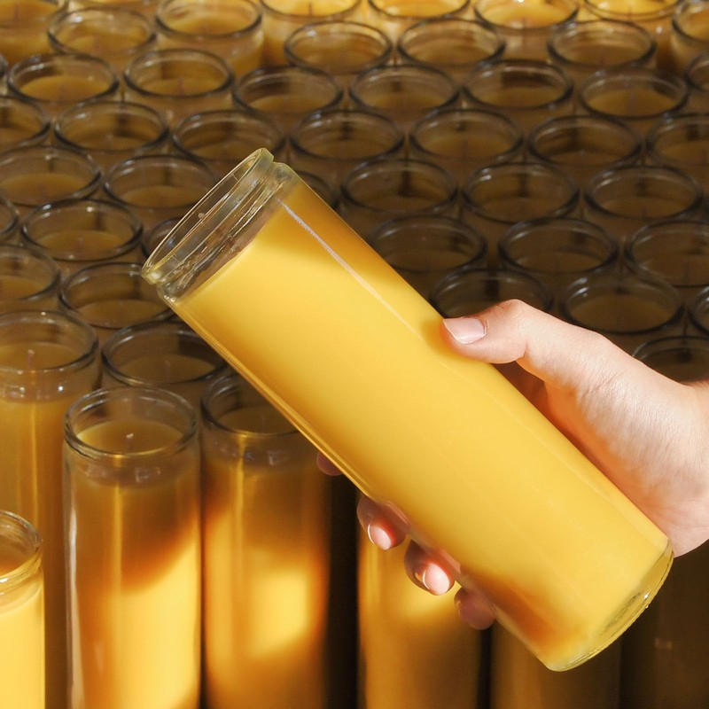 7 Day Beeswax Devotional Prayer Candle