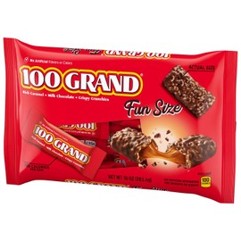 100 Grand Chocolate Bar Fun Size, 10 Ounce