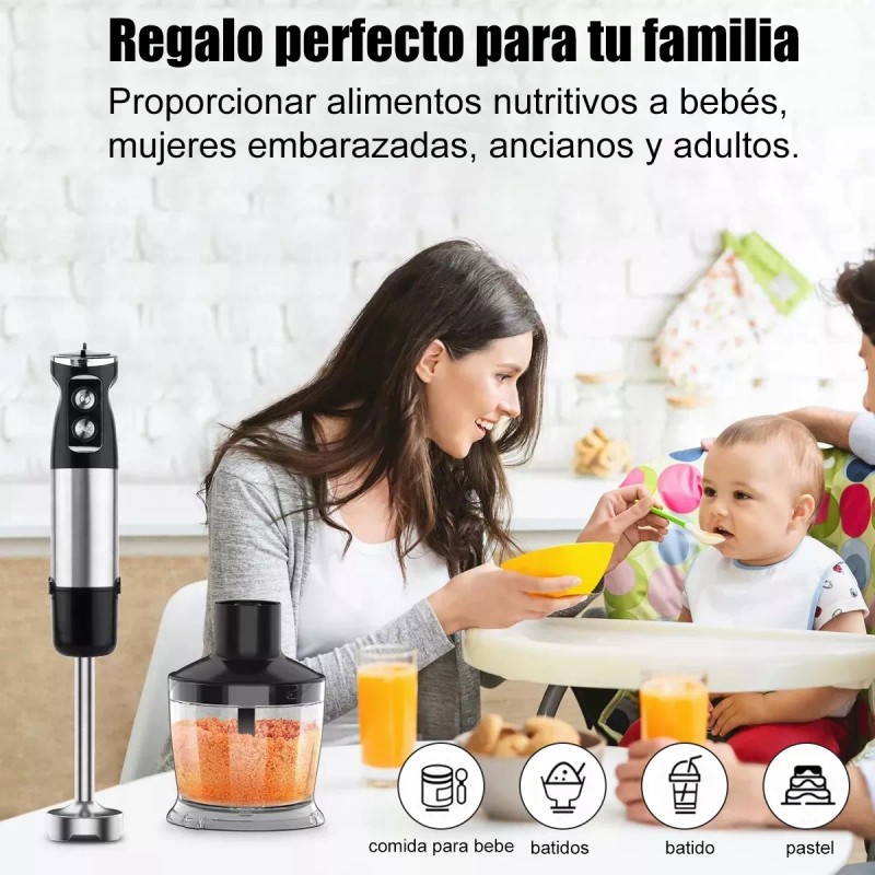 Bendi Batidora De Inmersion Multifuncion Alta Potencia 6 En1 800w
