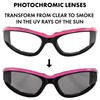 Global Vision Eyewear Hawkeye-24 Padded Riding Glasses with Dual Color