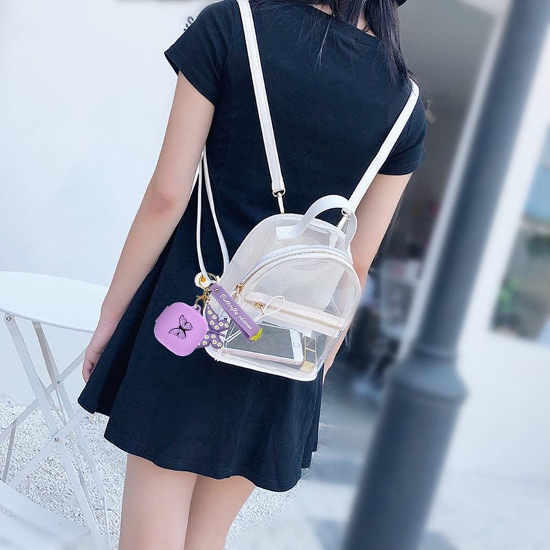 Funda para Beats Fit Pro con llavero de pulsera, bonito