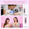 Maniküre Pediküre Set, Nagelfräser für Gelnägel 45000 U/Min, Kabellos Akku