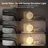 RETEYUNG Rotatable Moonlight Alarm Clock, Sunrise Alarm Clocks, Night Lamp