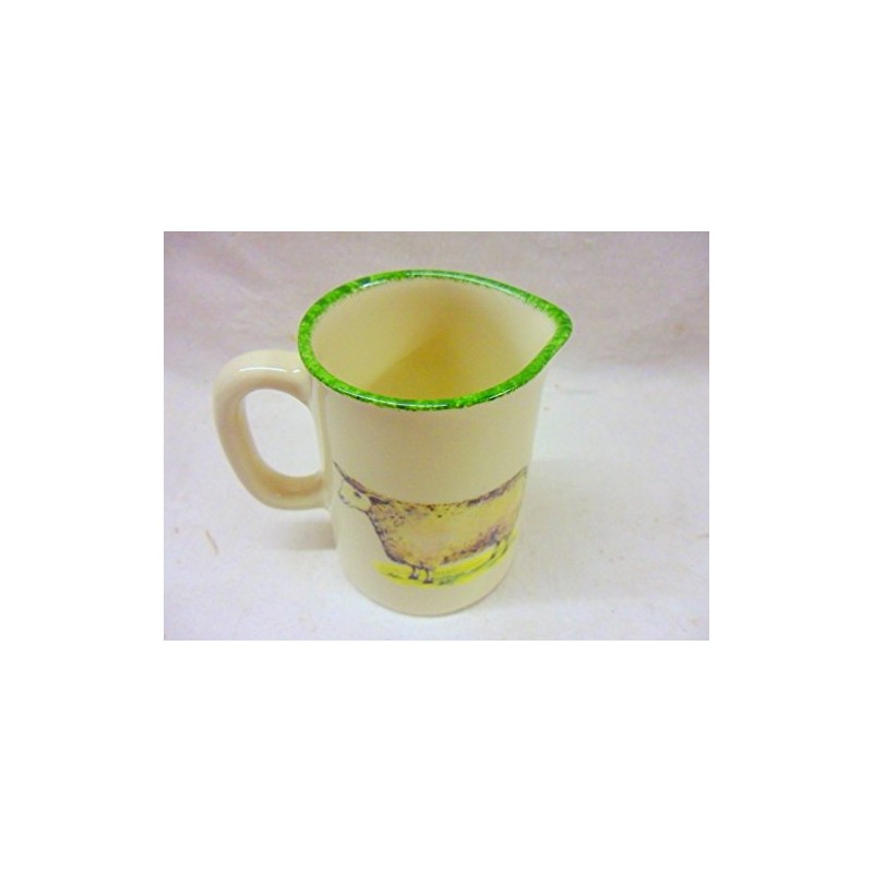 Farmyard Sheep Design Milk jug by Heron Cross Pottery.