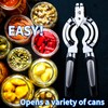 Zoiwdur Jar Opener, Multi Jar Opener for Weak Hands, Stainless