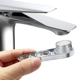 Saipor 2pcs Faucet Aerator Removal Wrench Tool, Multi-Use Faucet Aerator Key 6 Sizes 16/18/20/22/24/28mm Sink Aerator Wrenches for Kitchen Bathroom Faucet Parts