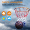 Pack of 4 Basketball Net, Professional Basketball Replacement Net, Weatherproof