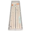 Keyboard Keycaps Orange Blue Beige 128 Keys PBT Theme XDA