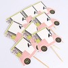 Gostman 8PCS Golf Cart Cupcake Toppers